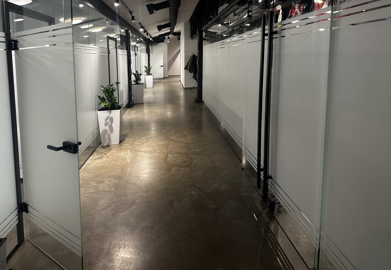 Алюминиевые перегородки с заполнением, фото 11