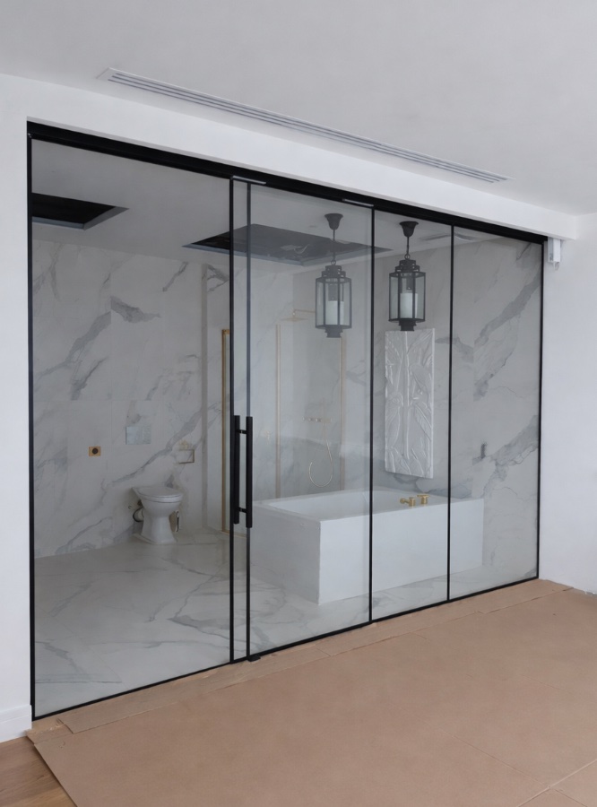 Алюминиевые перегородки с заполнением, фото 22