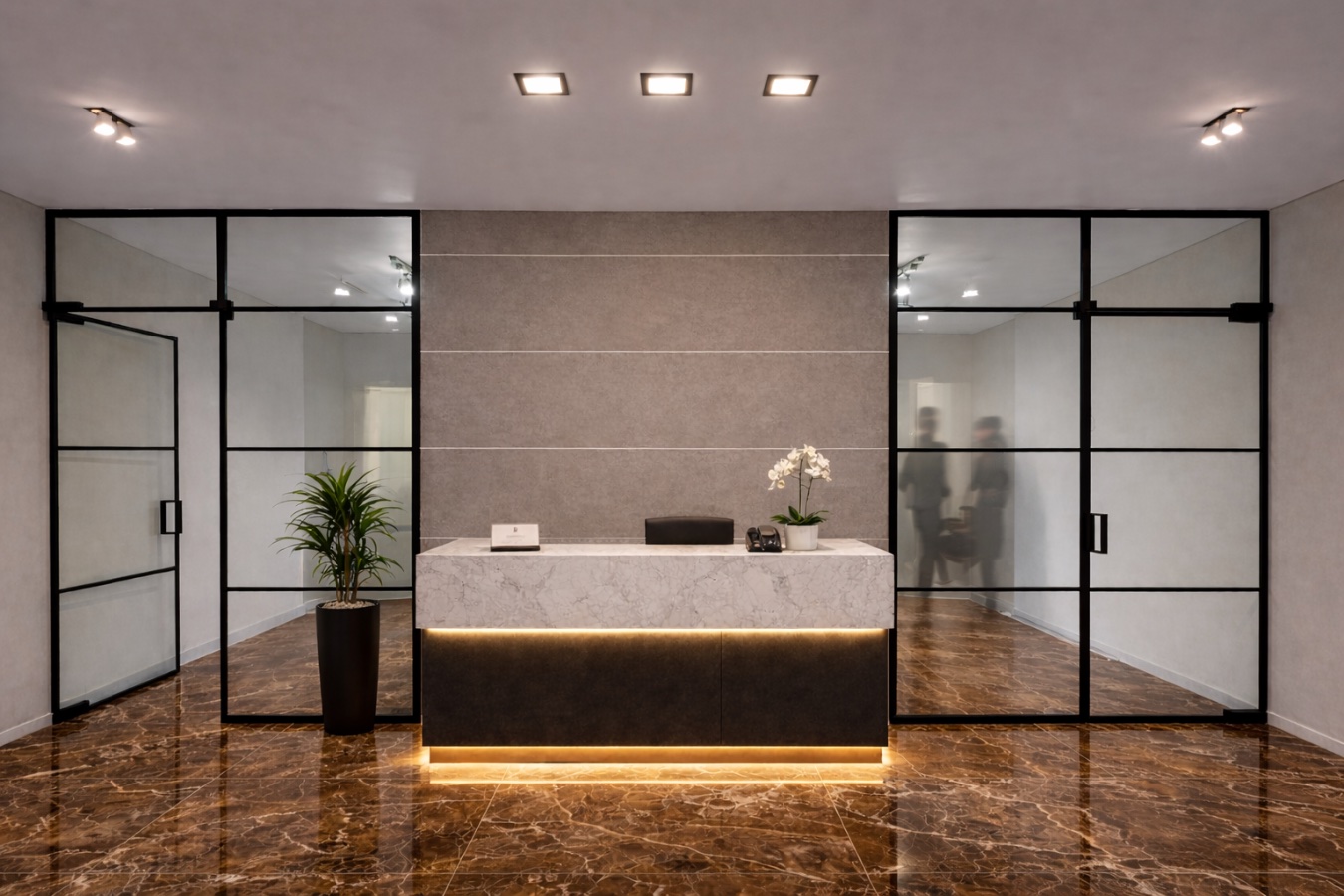 Алюминиевые перегородки с заполнением, фото 3