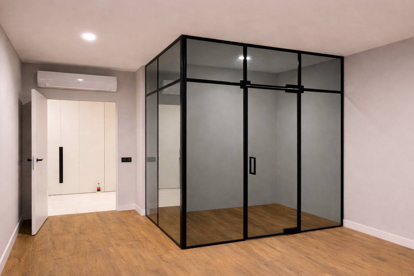 Алюминиевые перегородки с заполнением, фото 9