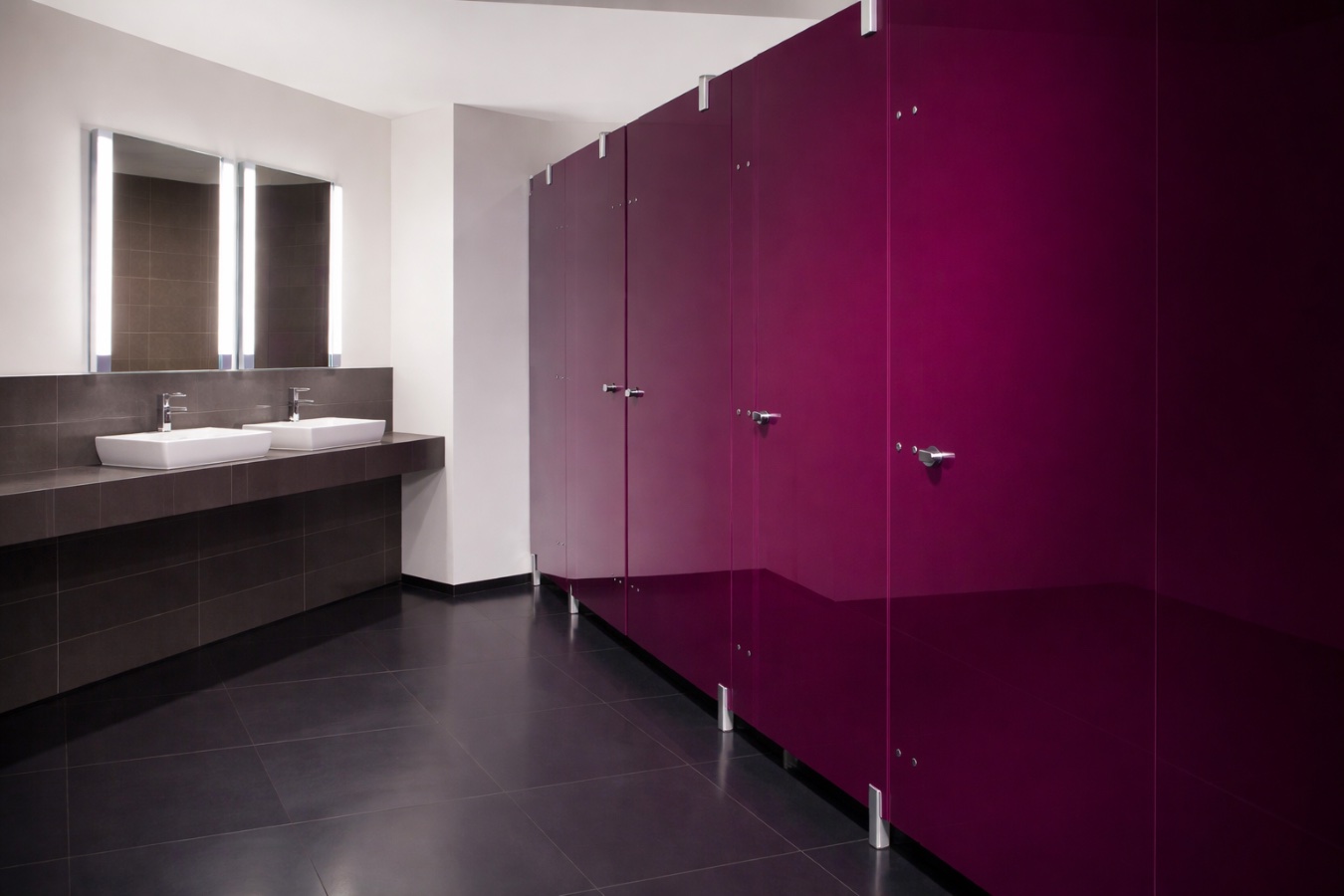 Сантехнические стеклянные перегородки, фото 18