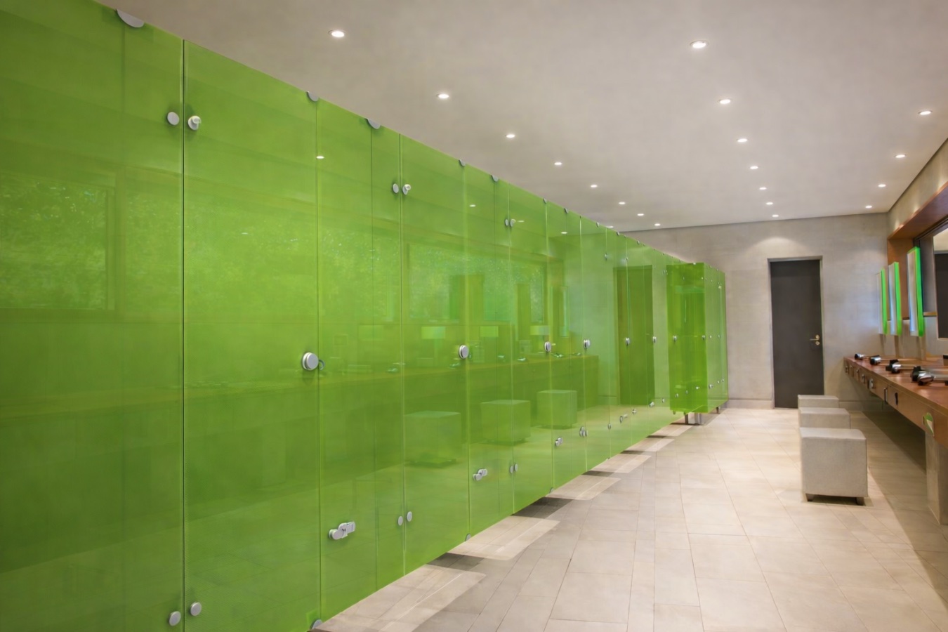 Сантехнические стеклянные перегородки, фото 2