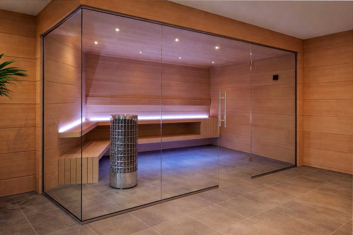 Стеклянные перегородки для СПА, саун, бань, хамамов и душевых, фото 1