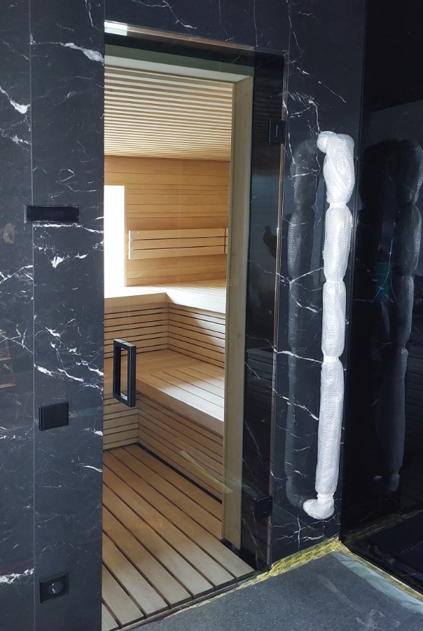 Стеклянные перегородки для СПА, саун, бань, хамамов и душевых, фото 17