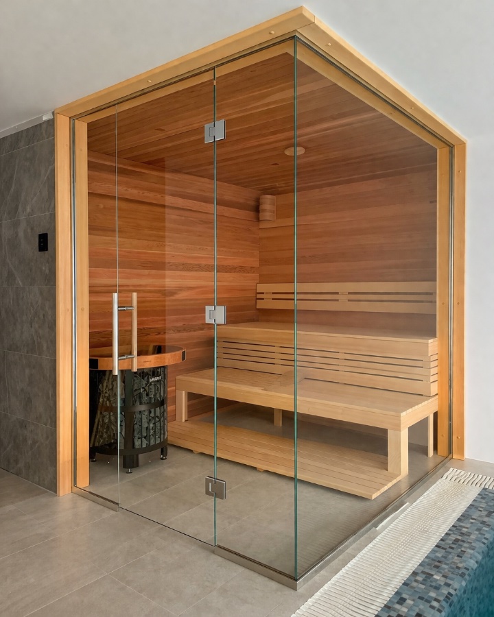 Стеклянные перегородки для СПА, саун, бань, хамамов и душевых, фото 23