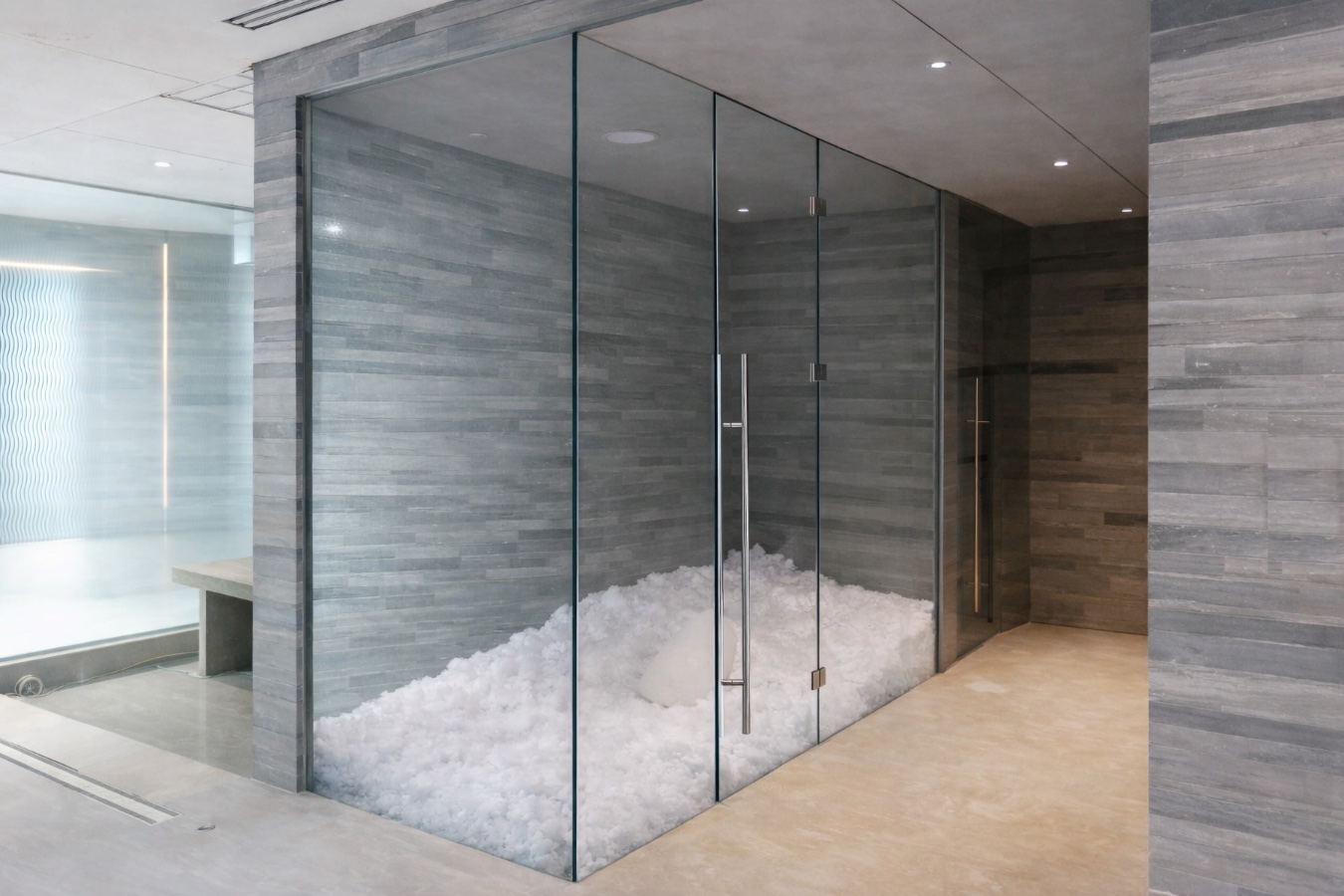 Стеклянные перегородки для СПА, саун, бань, хамамов и душевых, фото 3