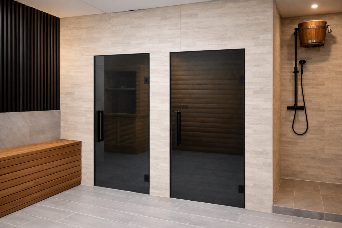 Стеклянные перегородки для СПА, саун, бань, хамамов и душевых, фото 7